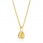 Custom Yellow Diamond Pendant - Flat View -  103592 - Thumbnail