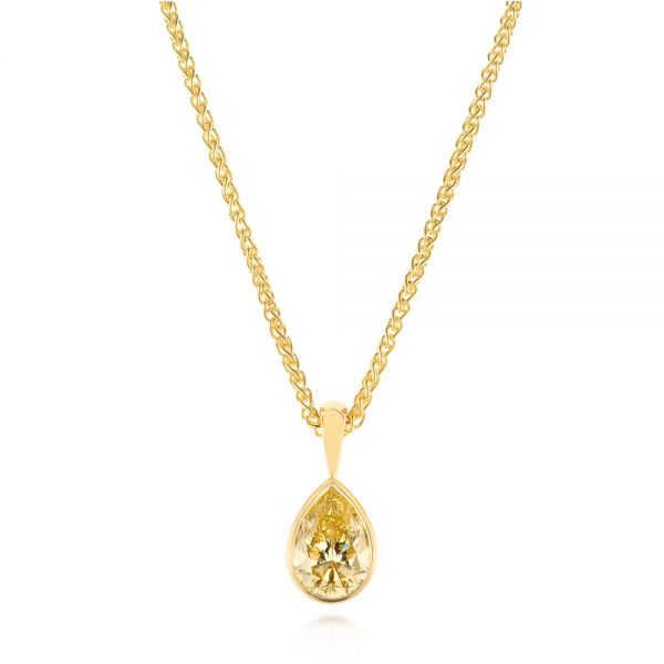 Custom Yellow Diamond Pendant - reference design