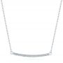  Platinum Platinum Custom Diamond Pendant - Three-Quarter View -  104256 - Thumbnail