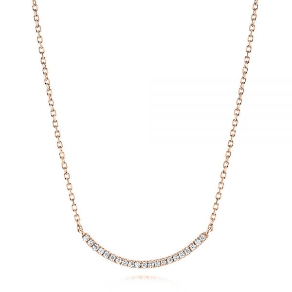 Diamond Bar Necklace - Image