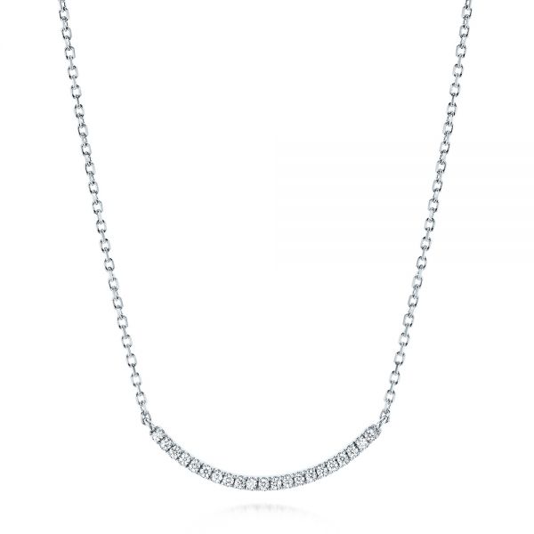 Diamond Bar Necklace - Image