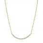 18k Yellow Gold 18k Yellow Gold Diamond Bar Necklace - Three-Quarter View -  106291 - Thumbnail