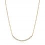 18k Yellow Gold 18k Yellow Gold Diamond Bar Necklace - Three-Quarter View -  106291 - Thumbnail