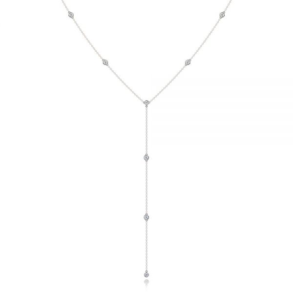 Diamond Bezel Y-drop Necklace - reference design