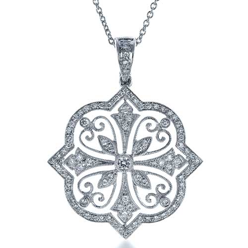 Diamond Filigree pendant - Image