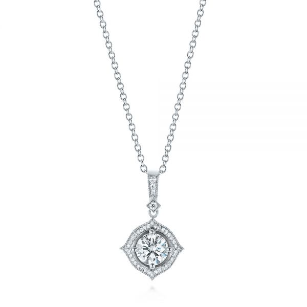 Diamond Halo Pendant - Image