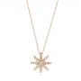 18k Rose Gold Diamond Necklace
