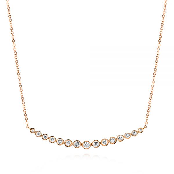 Diamond Necklace - Three-Quarter View -  106514