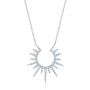 Diamond Necklace - Three-Quarter View -  106513 - Thumbnail