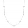  Platinum Platinum Diamond Necklace - Three-Quarter View -  107094 - Thumbnail