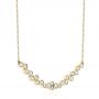 14k Yellow Gold 14k Yellow Gold Diamond Necklace - Flat View -  106652 - Thumbnail