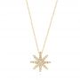 18k Yellow Gold Diamond Necklace