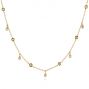 18k Yellow Gold 18k Yellow Gold Diamond Necklace - Three-Quarter View -  105933 - Thumbnail
