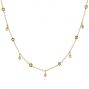 18k Yellow Gold 18k Yellow Gold Diamond Necklace - Three-Quarter View -  105933 - Thumbnail