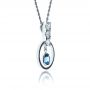  Platinum Platinum Diamond Pendant - Flat View -  1341 - Thumbnail