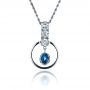  Platinum Platinum Diamond Pendant - Front View -  1341 - Thumbnail