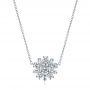  Platinum Platinum Diamond Pendant - Three-Quarter View -  106651 - Thumbnail