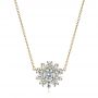 14k Yellow Gold 14k Yellow Gold Diamond Pendant - Three-Quarter View -  106651 - Thumbnail