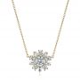 18k Yellow Gold 18k Yellow Gold Diamond Pendant - Three-Quarter View -  106651 - Thumbnail