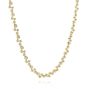 14k Yellow Gold 14k Yellow Gold Diamond Tennis Necklace - Flat View -  107913 - Thumbnail