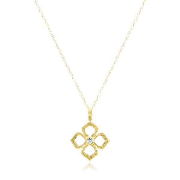 Floral Diamond Pendant - Image