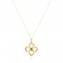 Floral Ruby Pendant - Three-Quarter View -  107252 - Thumbnail