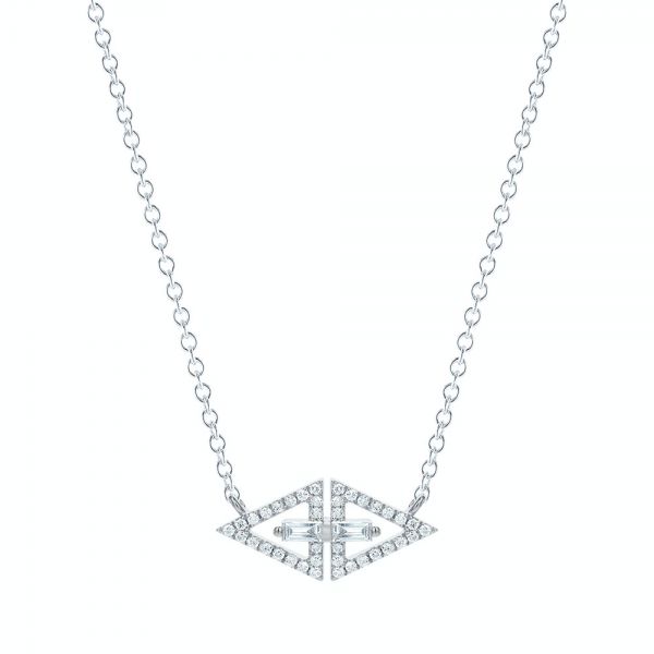 Geometric Diamond Triangle Pendant - reference design