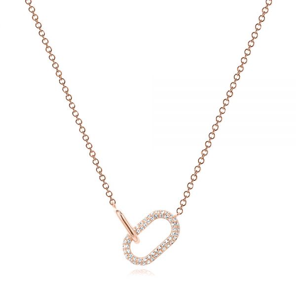 Interlocking Diamond Necklace - Image