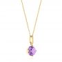 18k Yellow Gold 18k Yellow Gold Lavender Amethyst Pendant - Flat View -  106541 - Thumbnail