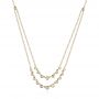 18k Yellow Gold 18k Yellow Gold Layered Diamond Necklace - Three-Quarter View -  106510 - Thumbnail