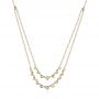 14k Yellow Gold 14k Yellow Gold Layered Diamond Necklace - Three-Quarter View -  106510 - Thumbnail