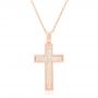 Mokume Cross - Three-Quarter View -  107255 - Thumbnail