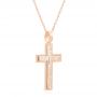 Mokume Cross - Flat View -  107255 - Thumbnail