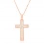 Mokume Cross - Three-Quarter View -  107255 - Thumbnail