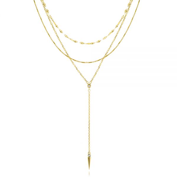 Multi Layered Lariat with Spike Necklace - reference design