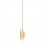  18K Gold And 18k Yellow Gold 18K Gold And 18k Yellow Gold Natural Yellow Diamond Pendant - Side View -  103160 - Thumbnail