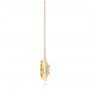  14K Gold And 18k Yellow Gold 14K Gold And 18k Yellow Gold Natural Yellow Diamond Pendant - Side View -  103160 - Thumbnail