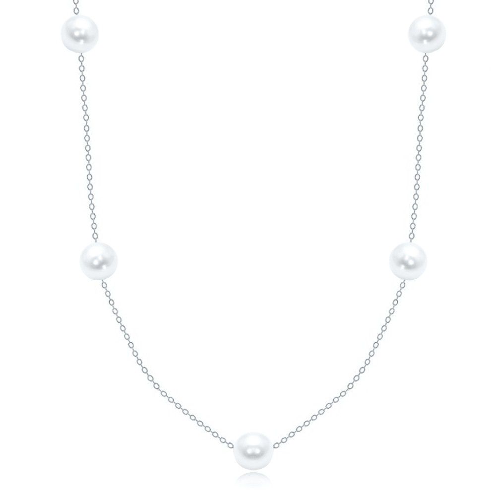 Pearl Station Necklace - Image