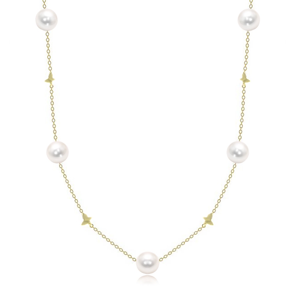 Pearl Station Necklace - Image