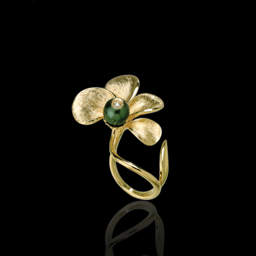 Pearl And Diamond Pendant - Flat View -  55 - Thumbnail