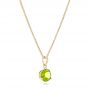 14k Yellow Gold 14k Yellow Gold Peridot Pendant - Flat View -  102640 - Thumbnail