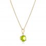 18k Yellow Gold 18k Yellow Gold Peridot Pendant - Flat View -  102640 - Thumbnail