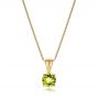 18k Yellow Gold Peridot Pendant