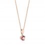 14k Rose Gold 14k Rose Gold Rhodolite Pendant - Front View -  103711 - Thumbnail