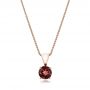 14k Rose Gold Rhodolite Pendant
