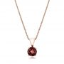 14k Rose Gold 14k Rose Gold Rhodolite Pendant - Three-Quarter View -  100966 - Thumbnail