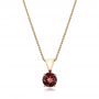 14k Yellow Gold 14k Yellow Gold Rhodolite Pendant - Three-Quarter View -  100966 - Thumbnail