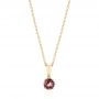 14k Yellow Gold 14k Yellow Gold Rhodolite Pendant - Three-Quarter View -  103711 - Thumbnail