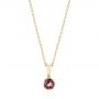 18k Yellow Gold 18k Yellow Gold Rhodolite Pendant - Three-Quarter View -  103711 - Thumbnail