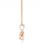 14k Rose Gold 14k Rose Gold Rock'n Roll Moving Center Diamond Pendant - Side View -  102527 - Thumbnail